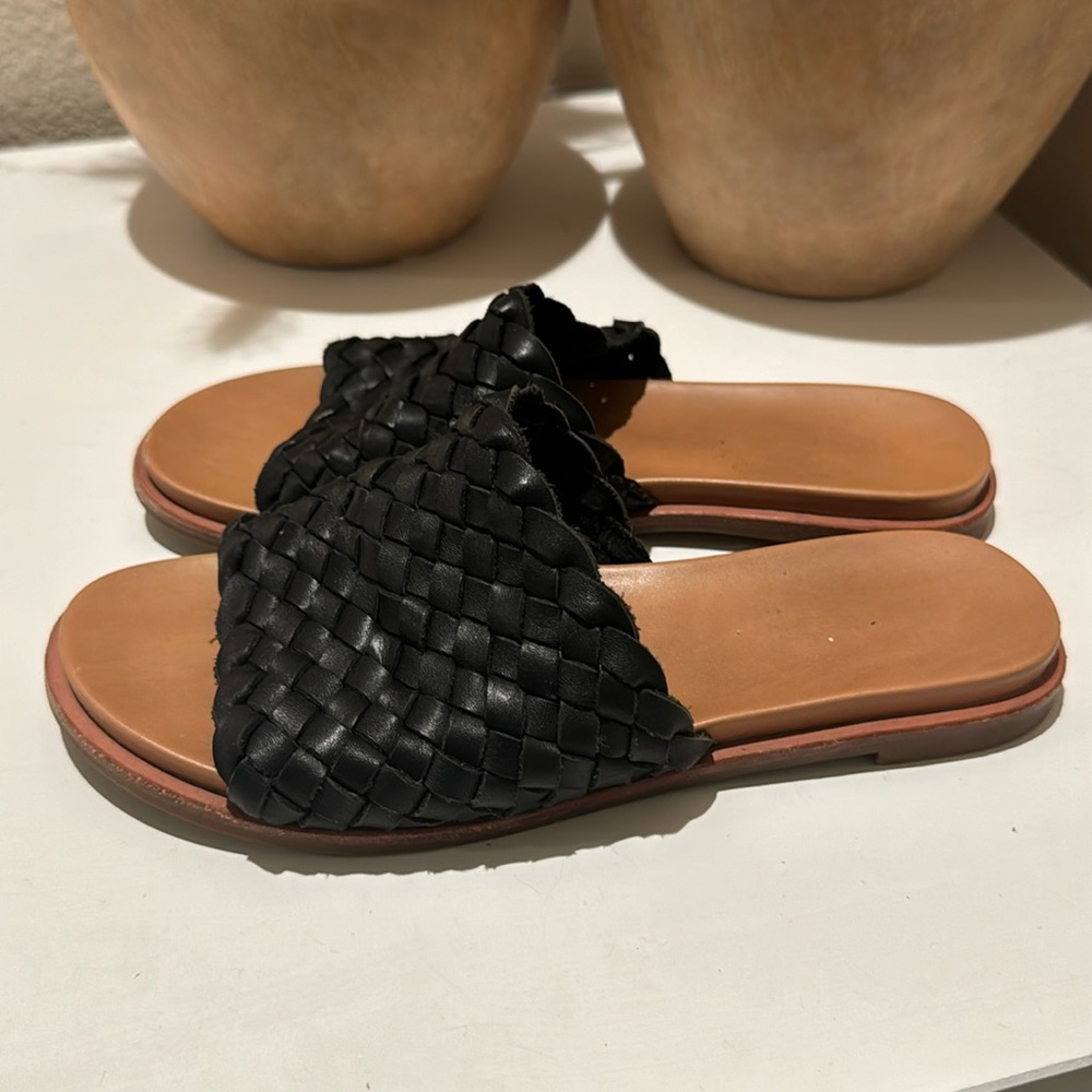 Jo Mercer Beau Flat Sandals - Size 6